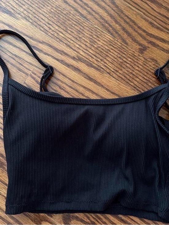 aerie Other - Aerie Black Ribbed Swim Bikini Top. Size xs. Adjustable straps & removable pads